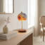 Lampe en fonte 7,09 po en mosaïque aromathérapie, interrupteur à cordon à intensité variable et minuterie (ampoules chaudes gu10 incluses)