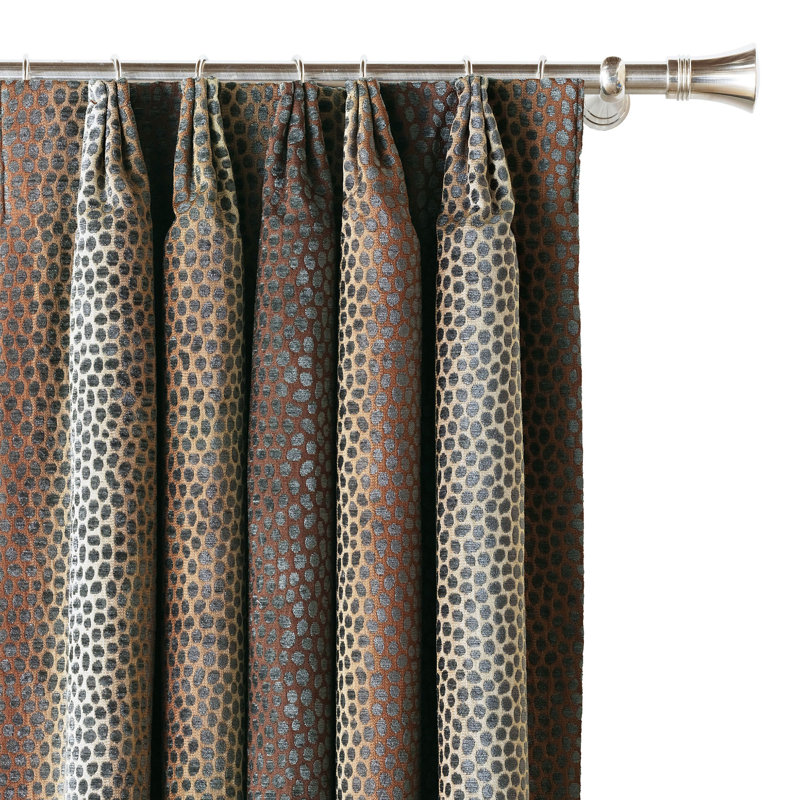 Priscilla Room Darkening Curtain Single Panel, 20" W x 96" L