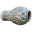 Vase de table intérieur / extérieur vert / bleu / blanc antique 15 po