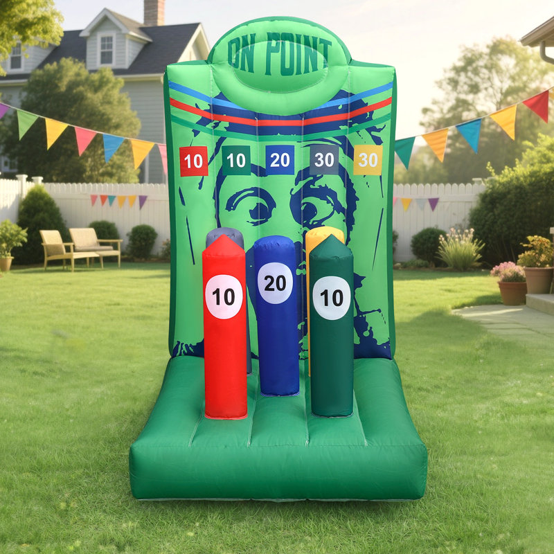 Jeu de carnaval gonflable anneau 6,5 x 4 pi Wellcomer - Poutres