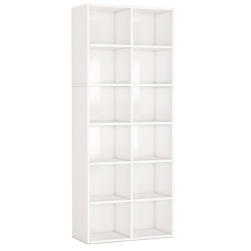 Bibliothèque verticale ou horizontale pour salon 71,65 "