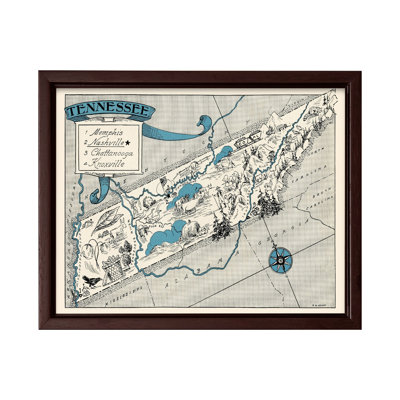 Tennessee Pictorial Map