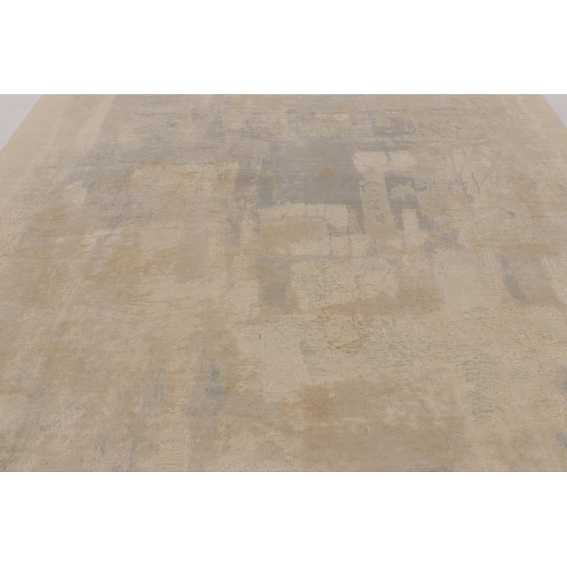 Modern One-of-a-Kind 8'1X11'1 Hand Knotted Area Rug