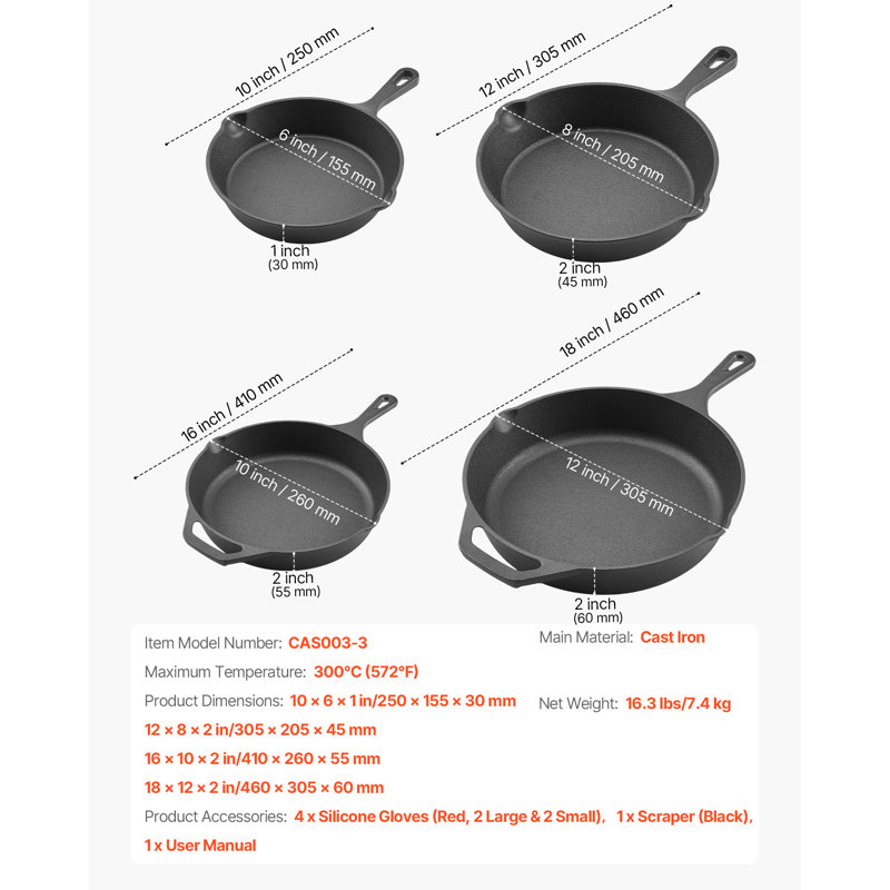 Non-Stick Frying Pan Set