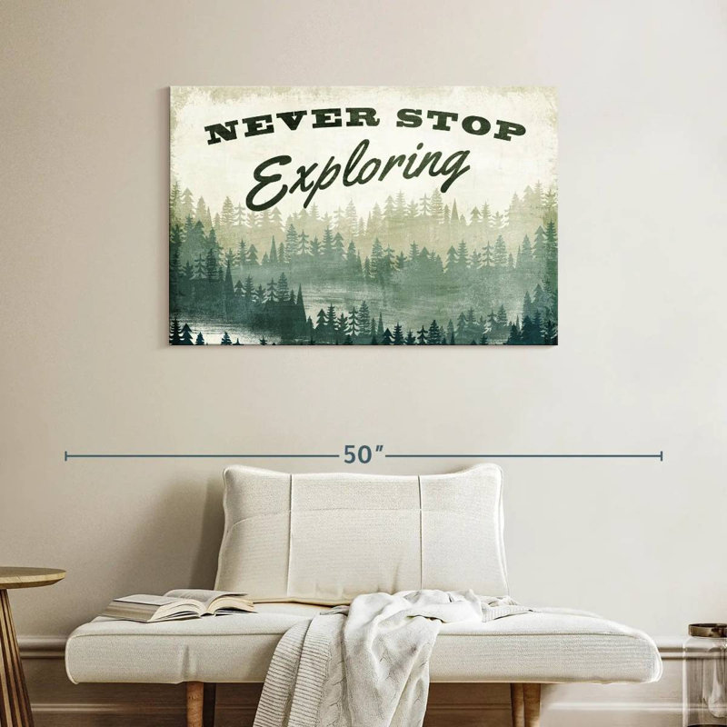 Tergel Never Stop Exploring Greenery, 26" H x 39" W