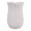 Vase en terre cuite texturé à motif de fleurs en terre cuite pour la décoration intérieure - Vase de table haute pour salon ou tablette-132134796