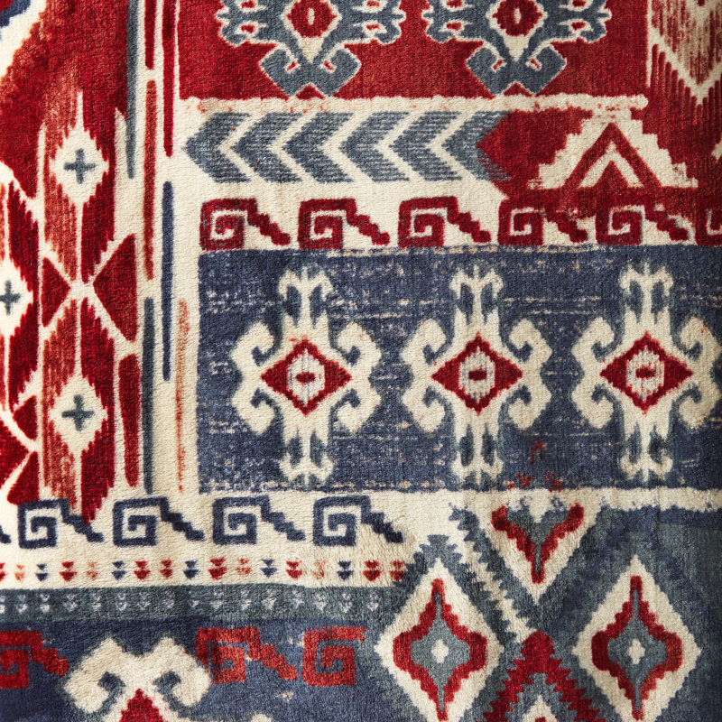 Couverture en sherpa multi-velours 90 po x 96 po Crafted by Catherine Weston, Grand lit, Weston multi