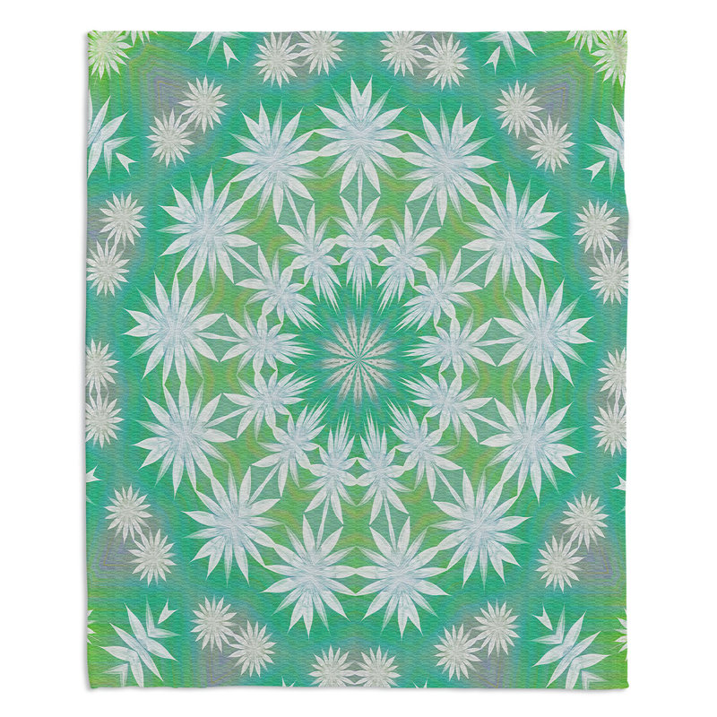  Jeté de fleurs, l 68 po x L 80 po