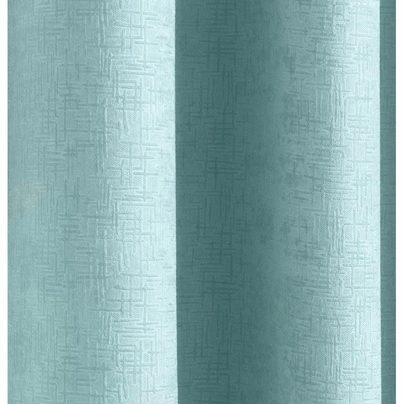 Biller Eyelet Thermal Light Reducing Curtain, 229cm Width x 229cm Drop, Blue