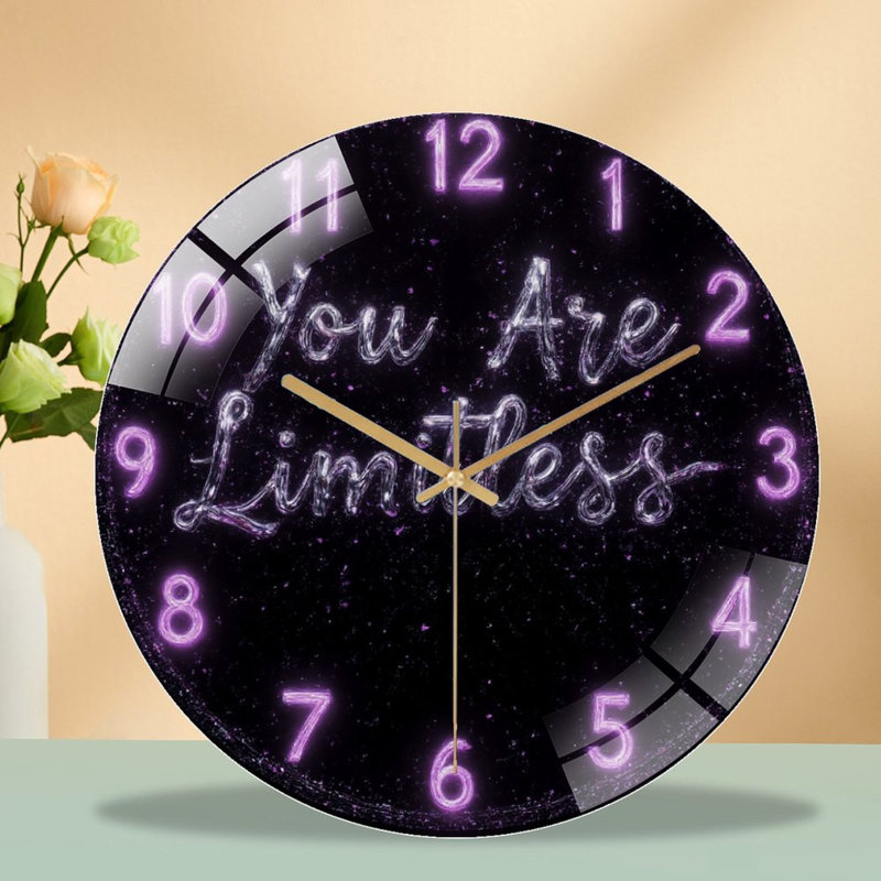 Horloge murale Motivational You Are Limitless