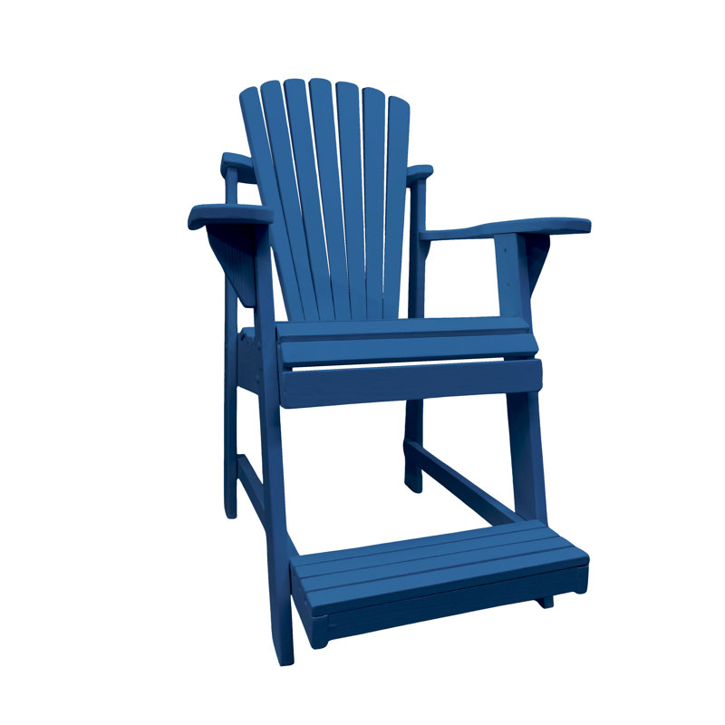 Weathercraft Classic USA-Made Adirondack Balcony/Pub Chair – 14 Sherwin-Williams Finish Colors, Elevated Outdoor Seating with Built-In Footrest