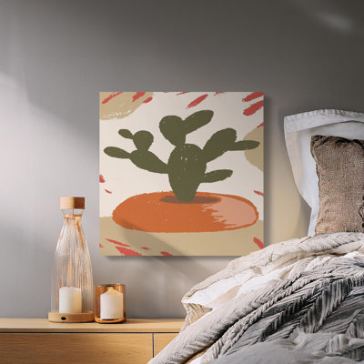 Royster 1 Piece Wrapped Canvas Wall Art Set