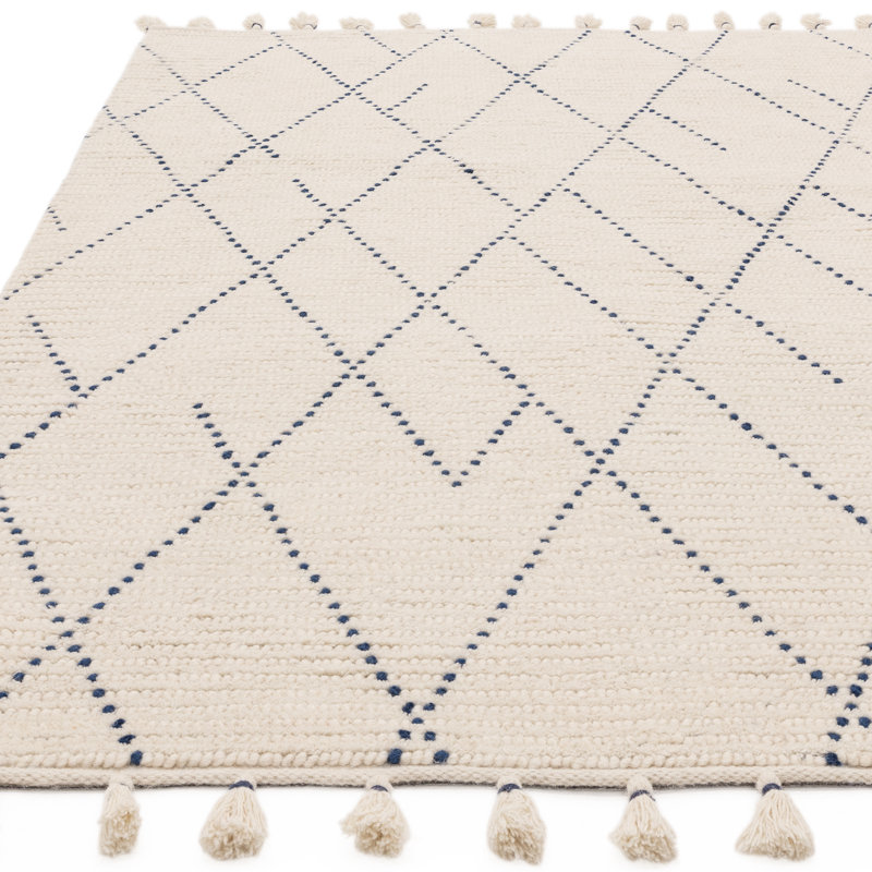 Crillon Moroccan Hand Woven Area Rug, Rectangle 120 x 170cm