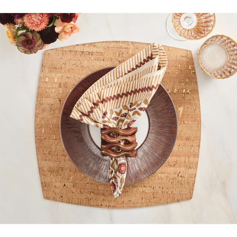 Majorelle Napkin, Brown/Orange