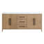 Alsup 72'' Free Standing Double Bathroom Vanity with Calacatta Quartz Top-123134339