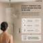 Système de douche à pluie à pression équilibrée 10 po, têtes de douche DualRainShower avec valve brute-92871750
