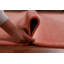 Tapis uni uni rose Gabbeh 9x12