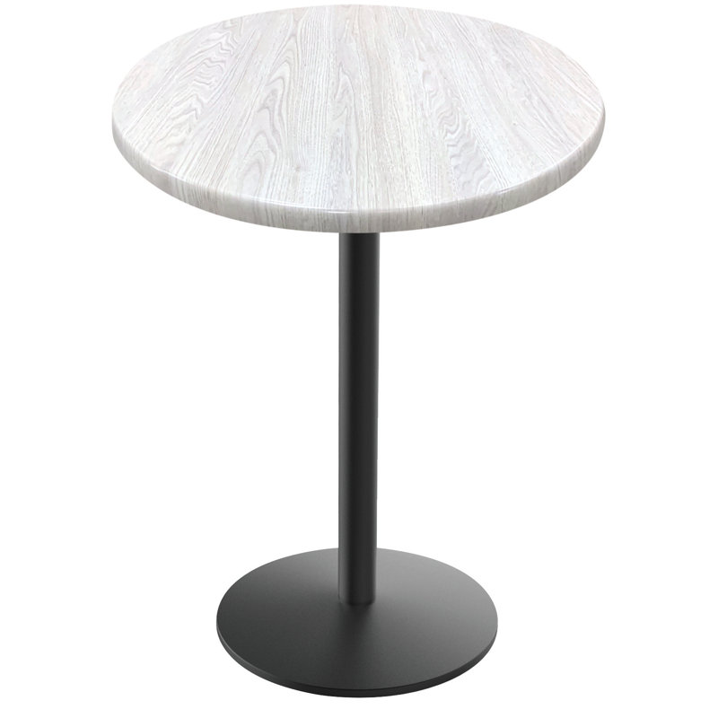 Table de bar d'intérieur / d'extérieur Dicule, L 36 po x l 36 po, Bois de frêne blanc