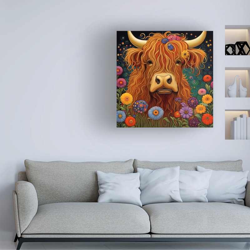 Art sur toile Tina Lavoie, H 14 po x l 14 po