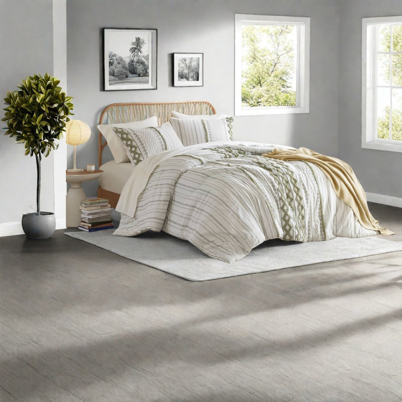 Premium Bedding Sets, King Cal King Cotton Chenille Aztec For Home