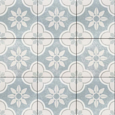 Carreau de porcelaine mat à motif 6 po x 6 po Oheka