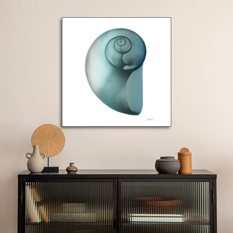 Reproduction d'art mural sur toile en métal, "Escargot d'eau II" par Albert Koetsier