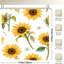 Rideaux de douche Bright Sunflower Garden pour salle de bain, 71 × 71-457368916