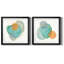 River Jewels I - ensemble de 2 peintures encadrées-61463581-61463582