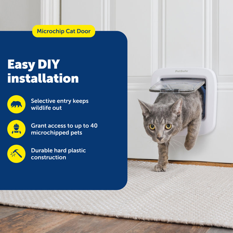 PetSafe Microchip Cat Door, White