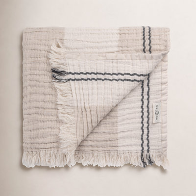 Soho Supersoft 4-Layer Linen–Cotton Gauze Throw