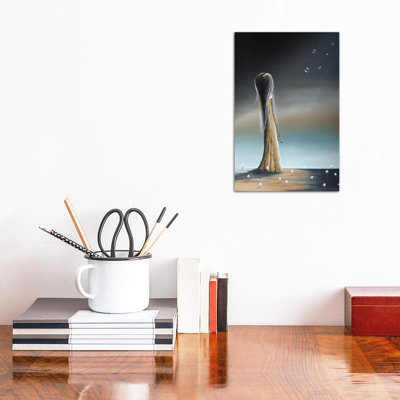 She Cried A Miracle For You - Wrapped Canvas Print
