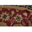 Tapis rond teint en soie antique