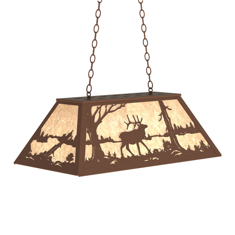 6 - Light Pendant, Silver, Café Noir, Mica