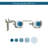 Double Rod Universal Brackets-487926069