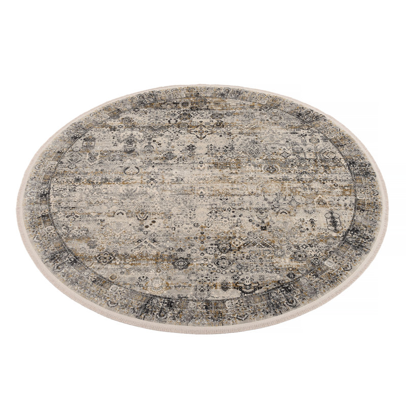 Morris Oriental Hand Woven Area Rug, Round 240cm