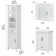 Edion Double Bathroom Vanity with Ceramic Top with Mirror