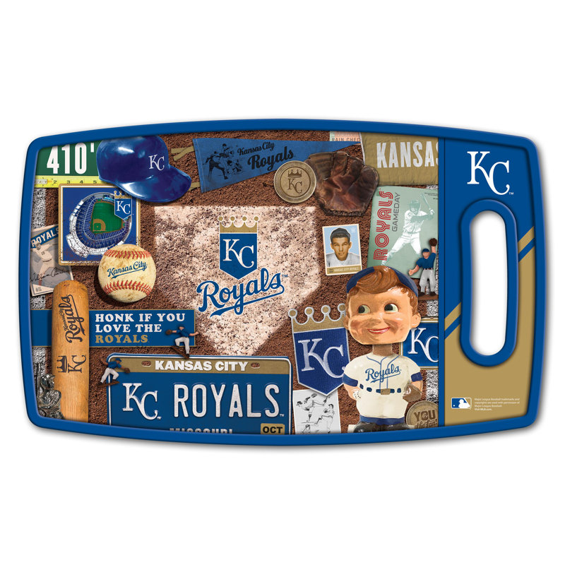MLB Retro Series Cutting Board, Kansas City Royals