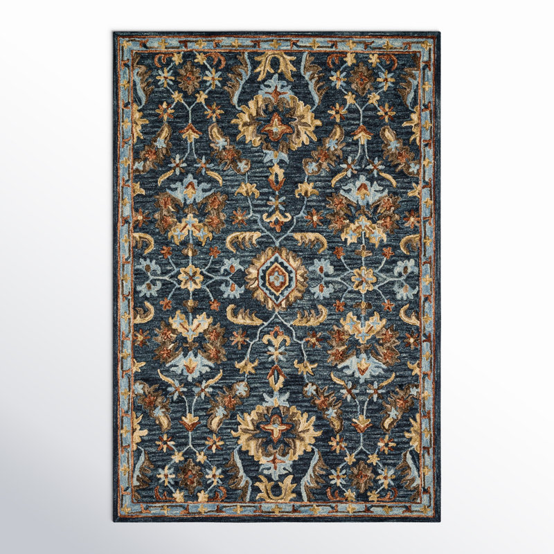 Edesia Wool Oriental Indoor Rug, Rectangle 7'9" x 9'9"