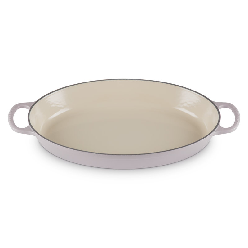 Le Creuset Enameled Cast Iron Signature Oval Baker, 3 Qt., Shallot