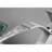 Waterfall Spout Bathroom Sink Tap - Single Handle Control, Stainless Steel, Brushed Nickel For A Stylish Interior Faucet With And Steel Material, Finish Modern Bath