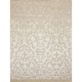 Ikat Area Rug in Ivory/White