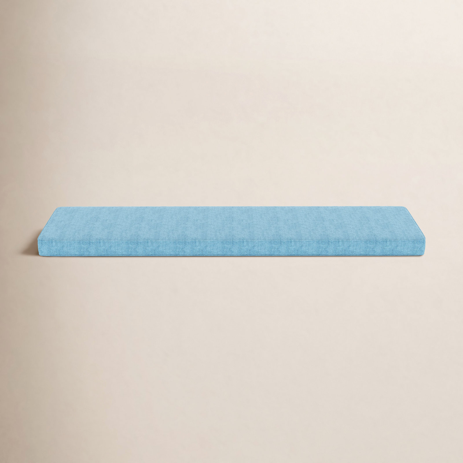 Jayapura Sunbrella® Seat Cushion, 44" W x 18" D, Cast Horizon Sunbrella® Plainweave