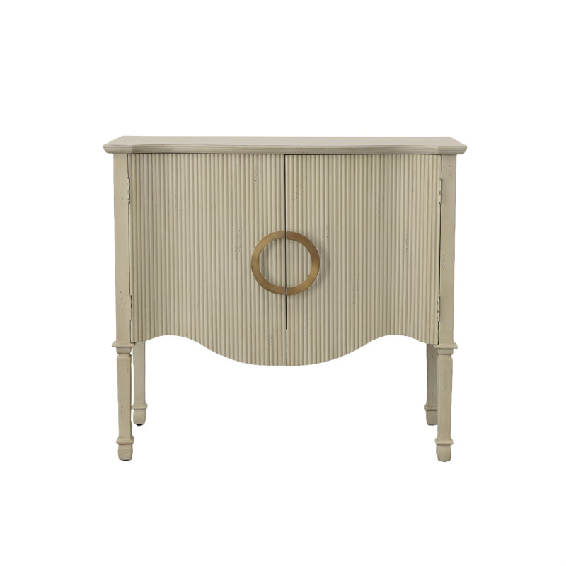 Willow Solid Wood Sideboard, Cream