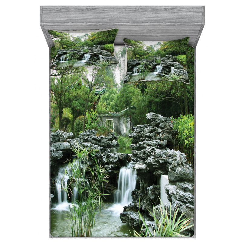 Microfiber Sheet Set, Queen Sheet Set with Fitted Sheet