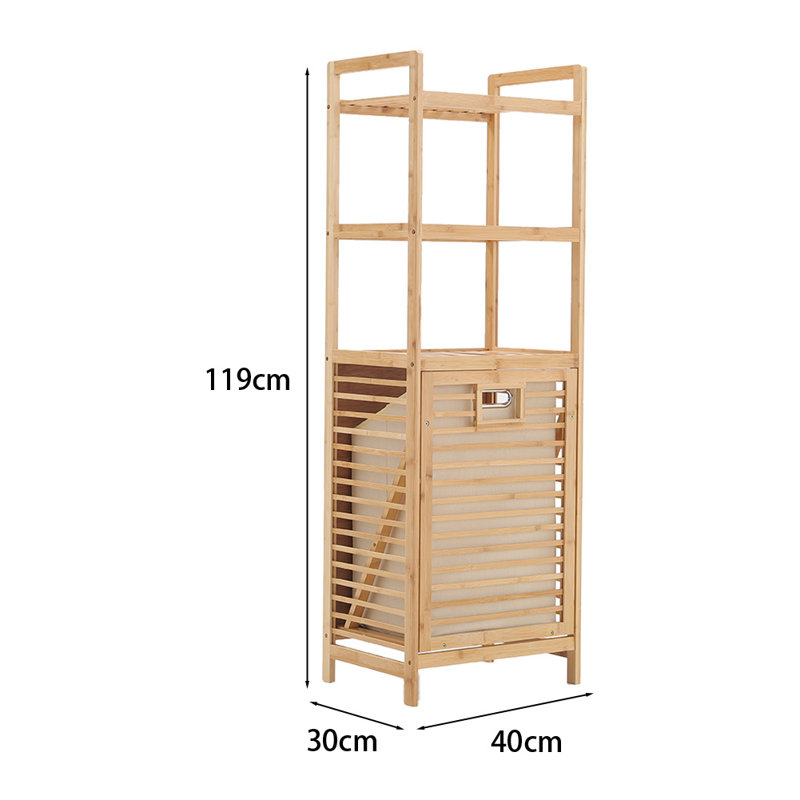 Berdy Bamboo Laundry Room Organizer