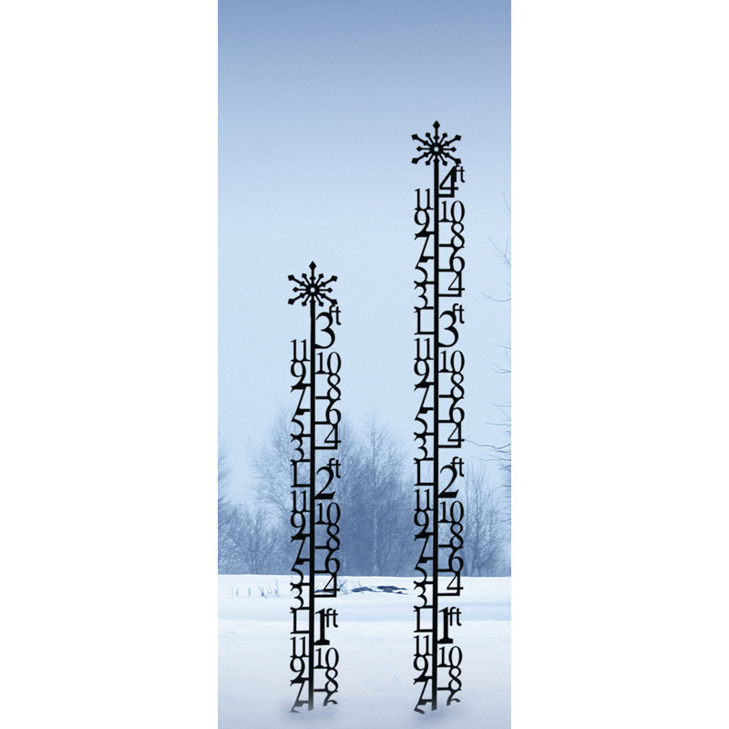 3 Foot Snowflake Snow Gauge