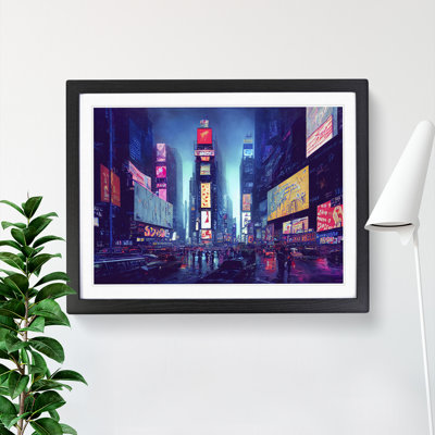 XH1022-6202X Modern Times Square Art Vol.1 - Single Picture Frame Print
