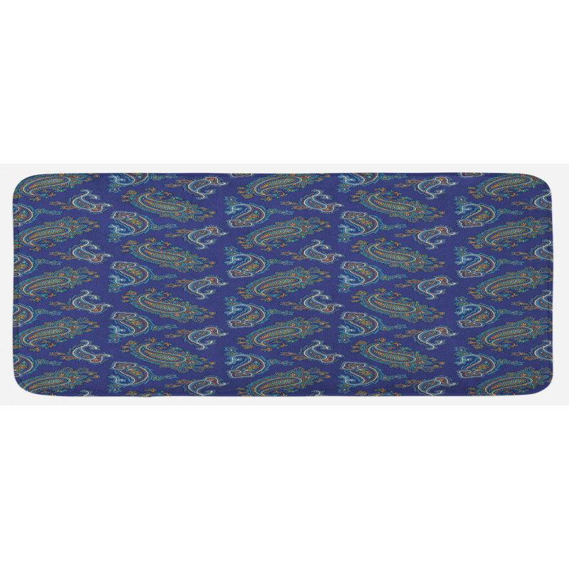 Eclectic Polyester Kitchen Mat