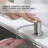 Stainless Steel High-Arc Single-Handle Pull-Down Kitchen Faucet with 3 Spray Modes and Soap Dispenser-78722794