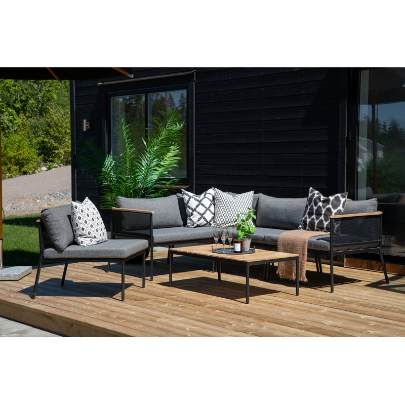 Zaleski 4 - Person Seating Group with Cushions